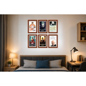 Pack Of 6 Laminated A4 Wall Posters | Spiritual, Motivational & Inspirational Designs | 250 GSM Photo Paper | Water-Resistant | Double-Sided Tape (F39103) Pack Of 6 Laminated A4 Wall Posters | Spiritual, Motivational & Inspirational Designs | 250 GSM Photo Paper | Water-Resistant | Double-Sided Tape (F39103)