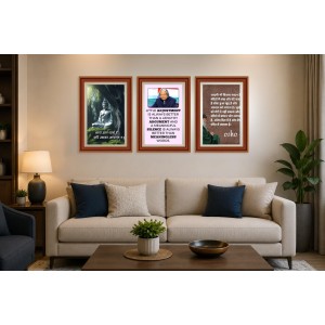 Pack Of 6 Laminated A4 Wall Posters | Spiritual, Motivational & Inspirational Designs | 250 GSM Photo Paper | Water-Resistant | Double-Sided Tape (F39254) Pack Of 6 Laminated A4 Wall Posters | Spiritual, Motivational & Inspirational Designs | 250 GSM Photo Paper | Water-Resistant | Double-Sided Tape (F39254)