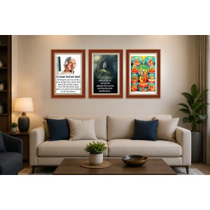 Pack Of 6 Laminated A4 Wall Posters | Spiritual, Motivational & Inspirational Designs | 250 GSM Photo Paper | Water-Resistant | Double-Sided Tape (F39114) Pack Of 6 Laminated A4 Wall Posters | Spiritual, Motivational & Inspirational Designs | 250 GSM Photo Paper | Water-Resistant | Double-Sided Tape (F39114)