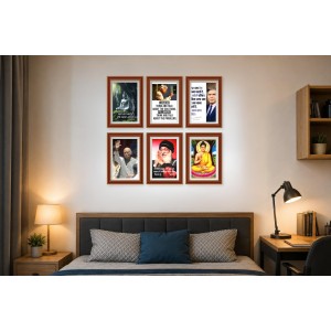 Pack Of 6 Laminated A4 Wall Posters | Spiritual, Motivational & Inspirational Designs | 250 GSM Photo Paper | Water-Resistant | Double-Sided Tape (F39143) Pack Of 6 Laminated A4 Wall Posters | Spiritual, Motivational & Inspirational Designs | 250 GSM Photo Paper | Water-Resistant | Double-Sided Tape (F39143)