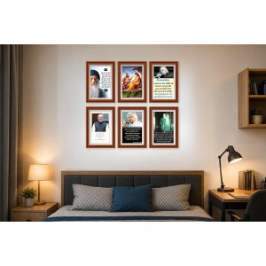 Pack Of 6 Laminated A4 Wall Posters | Spiritual, Motivational & Inspirational Designs | 250 GSM Photo Paper | Water-Resistant | Double-Sided Tape (F38982) Pack Of 6 Laminated A4 Wall Posters | Spiritual, Motivational & Inspirational Designs | 250 GSM Photo Paper | Water-Resistant | Double-Sided Tape (F38982)
