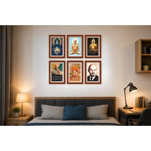 Pack Of 6 Laminated A4 Wall Posters | Spiritual, Motivational & Inspirational Designs | 250 GSM Photo Paper | Water-Resistant | Double-Sided Tape (F39125) Pack Of 6 Laminated A4 Wall Posters | Spiritual, Motivational & Inspirational Designs | 250 GSM Photo Paper | Water-Resistant | Double-Sided Tape (F39125)