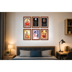 Pack Of 6 Laminated A4 Wall Posters | Spiritual, Motivational & Inspirational Designs | 250 GSM Photo Paper | Water-Resistant | Double-Sided Tape (F38968) Pack Of 6 Laminated A4 Wall Posters | Spiritual, Motivational & Inspirational Designs | 250 GSM Photo Paper | Water-Resistant | Double-Sided Tape (F38968)