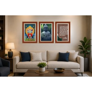 Pack Of 6 Laminated A4 Wall Posters | Spiritual, Motivational & Inspirational Designs | 250 GSM Photo Paper | Water-Resistant | Double-Sided Tape (F39106) Pack Of 6 Laminated A4 Wall Posters | Spiritual, Motivational & Inspirational Designs | 250 GSM Photo Paper | Water-Resistant | Double-Sided Tape (F39106)