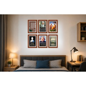 Pack Of 6 Laminated A4 Wall Posters | Spiritual, Motivational & Inspirational Designs | 250 GSM Photo Paper | Water-Resistant | Double-Sided Tape (F39360) Pack Of 6 Laminated A4 Wall Posters | Spiritual, Motivational & Inspirational Designs | 250 GSM Photo Paper | Water-Resistant | Double-Sided Tape (F39360)