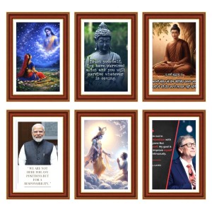 Pack Of 6 Laminated A4 Wall Posters | Spiritual, Motivational & Inspirational Designs | 250 GSM Photo Paper | Water-Resistant | Double-Sided Tape (F39211) Pack Of 6 Laminated A4 Wall Posters | Spiritual, Motivational & Inspirational Designs | 250 GSM Photo Paper | Water-Resistant | Double-Sided Tape (F39211)