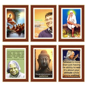 Pack Of 6 Laminated A4 Wall Posters | Spiritual, Motivational & Inspirational Designs | 250 GSM Photo Paper | Water-Resistant | Double-Sided Tape (F39390) Pack Of 6 Laminated A4 Wall Posters | Spiritual, Motivational & Inspirational Designs | 250 GSM Photo Paper | Water-Resistant | Double-Sided Tape (F39390)