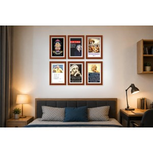 Pack Of 6 Laminated A4 Wall Posters | Spiritual, Motivational & Inspirational Designs | 250 GSM Photo Paper | Water-Resistant | Double-Sided Tape (F38964) Pack Of 6 Laminated A4 Wall Posters | Spiritual, Motivational & Inspirational Designs | 250 GSM Photo Paper | Water-Resistant | Double-Sided Tape (F38964)