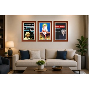 Pack Of 6 Laminated A4 Wall Posters | Spiritual, Motivational & Inspirational Designs | 250 GSM Photo Paper | Water-Resistant | Double-Sided Tape (F39232) Pack Of 6 Laminated A4 Wall Posters | Spiritual, Motivational & Inspirational Designs | 250 GSM Photo Paper | Water-Resistant | Double-Sided Tape (F39232)