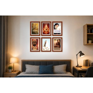 Pack Of 6 Laminated A4 Wall Posters | Spiritual, Motivational & Inspirational Designs | 250 GSM Photo Paper | Water-Resistant | Double-Sided Tape (F39256) Pack Of 6 Laminated A4 Wall Posters | Spiritual, Motivational & Inspirational Designs | 250 GSM Photo Paper | Water-Resistant | Double-Sided Tape (F39256)