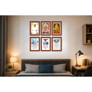 Pack Of 6 Laminated A4 Wall Posters | Spiritual, Motivational & Inspirational Designs | 250 GSM Photo Paper | Water-Resistant | Double-Sided Tape (F39167) Pack Of 6 Laminated A4 Wall Posters | Spiritual, Motivational & Inspirational Designs | 250 GSM Photo Paper | Water-Resistant | Double-Sided Tape (F39167)