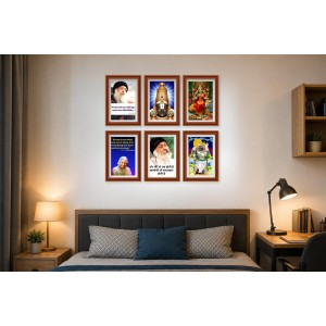 Pack Of 6 Laminated A4 Wall Posters | Spiritual, Motivational & Inspirational Designs | 250 GSM Photo Paper | Water-Resistant | Double-Sided Tape (F39213) Pack Of 6 Laminated A4 Wall Posters | Spiritual, Motivational & Inspirational Designs | 250 GSM Photo Paper | Water-Resistant | Double-Sided Tape (F39213)