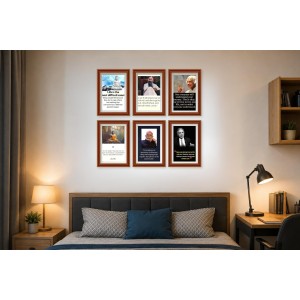 Pack Of 6 Laminated A4 Wall Posters | Spiritual, Motivational & Inspirational Designs | 250 GSM Photo Paper | Water-Resistant | Double-Sided Tape (F39320) Pack Of 6 Laminated A4 Wall Posters | Spiritual, Motivational & Inspirational Designs | 250 GSM Photo Paper | Water-Resistant | Double-Sided Tape (F39320)