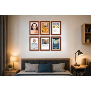 Pack Of 6 Laminated A4 Wall Posters | Spiritual, Motivational & Inspirational Designs | 250 GSM Photo Paper | Water-Resistant | Double-Sided Tape (F39058) Pack Of 6 Laminated A4 Wall Posters | Spiritual, Motivational & Inspirational Designs | 250 GSM Photo Paper | Water-Resistant | Double-Sided Tape (F39058)