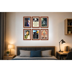 Pack Of 6 Laminated A4 Wall Posters | Spiritual, Motivational & Inspirational Designs | 250 GSM Photo Paper | Water-Resistant | Double-Sided Tape (F39249) Pack Of 6 Laminated A4 Wall Posters | Spiritual, Motivational & Inspirational Designs | 250 GSM Photo Paper | Water-Resistant | Double-Sided Tape (F39249)