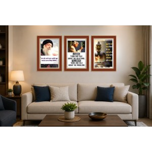 Pack Of 6 Laminated A4 Wall Posters | Spiritual, Motivational & Inspirational Designs | 250 GSM Photo Paper | Water-Resistant | Double-Sided Tape (F39171) Pack Of 6 Laminated A4 Wall Posters | Spiritual, Motivational & Inspirational Designs | 250 GSM Photo Paper | Water-Resistant | Double-Sided Tape (F39171)