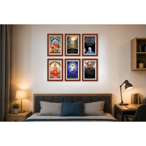 Pack Of 6 Laminated A4 Wall Posters | Spiritual, Motivational & Inspirational Designs | 250 GSM Photo Paper | Water-Resistant | Double-Sided Tape (F39359) Pack Of 6 Laminated A4 Wall Posters | Spiritual, Motivational & Inspirational Designs | 250 GSM Photo Paper | Water-Resistant | Double-Sided Tape (F39359)