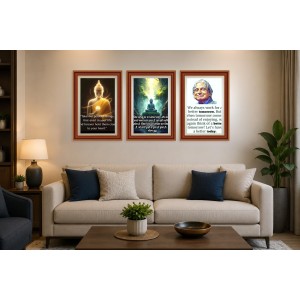 Pack Of 6 Laminated A4 Wall Posters | Spiritual, Motivational & Inspirational Designs | 250 GSM Photo Paper | Water-Resistant | Double-Sided Tape (F39168) Pack Of 6 Laminated A4 Wall Posters | Spiritual, Motivational & Inspirational Designs | 250 GSM Photo Paper | Water-Resistant | Double-Sided Tape (F39168)