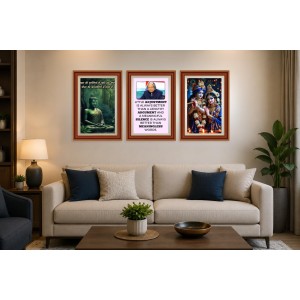 Pack Of 6 Laminated A4 Wall Posters | Spiritual, Motivational & Inspirational Designs | 250 GSM Photo Paper | Water-Resistant | Double-Sided Tape (F38997) Pack Of 6 Laminated A4 Wall Posters | Spiritual, Motivational & Inspirational Designs | 250 GSM Photo Paper | Water-Resistant | Double-Sided Tape (F38997)