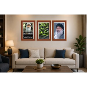 Pack Of 6 Laminated A4 Wall Posters | Spiritual, Motivational & Inspirational Designs | 250 GSM Photo Paper | Water-Resistant | Double-Sided Tape (F39310)