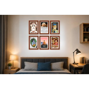 Pack Of 6 Laminated A4 Wall Posters | Spiritual, Motivational & Inspirational Designs | 250 GSM Photo Paper | Water-Resistant | Double-Sided Tape (F39375) Pack Of 6 Laminated A4 Wall Posters | Spiritual, Motivational & Inspirational Designs | 250 GSM Photo Paper | Water-Resistant | Double-Sided Tape (F39375)