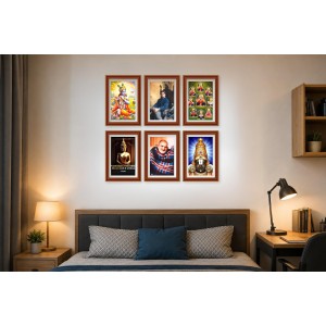Pack Of 6 Laminated A4 Wall Posters | Spiritual, Motivational & Inspirational Designs | 250 GSM Photo Paper | Water-Resistant | Double-Sided Tape (F39099) Pack Of 6 Laminated A4 Wall Posters | Spiritual, Motivational & Inspirational Designs | 250 GSM Photo Paper | Water-Resistant | Double-Sided Tape (F39099)