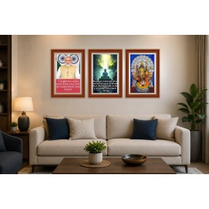 Pack Of 6 Laminated A4 Wall Posters | Spiritual, Motivational & Inspirational Designs | 250 GSM Photo Paper | Water-Resistant | Double-Sided Tape (F39201) Pack Of 6 Laminated A4 Wall Posters | Spiritual, Motivational & Inspirational Designs | 250 GSM Photo Paper | Water-Resistant | Double-Sided Tape (F39201)