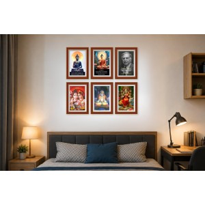 Pack Of 6 Laminated A4 Wall Posters | Spiritual, Motivational & Inspirational Designs | 250 GSM Photo Paper | Water-Resistant | Double-Sided Tape (F39388) Pack Of 6 Laminated A4 Wall Posters | Spiritual, Motivational & Inspirational Designs | 250 GSM Photo Paper | Water-Resistant | Double-Sided Tape (F39388)