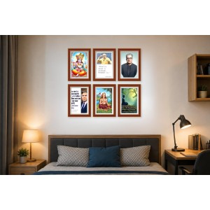Pack Of 6 Laminated A4 Wall Posters | Spiritual, Motivational & Inspirational Designs | 250 GSM Photo Paper | Water-Resistant | Double-Sided Tape (F39383) Pack Of 6 Laminated A4 Wall Posters | Spiritual, Motivational & Inspirational Designs | 250 GSM Photo Paper | Water-Resistant | Double-Sided Tape (F39383)