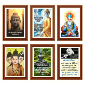 Pack Of 6 Laminated A4 Wall Posters | Spiritual, Motivational & Inspirational Designs | 250 GSM Photo Paper | Water-Resistant | Double-Sided Tape (F39170) Pack Of 6 Laminated A4 Wall Posters | Spiritual, Motivational & Inspirational Designs | 250 GSM Photo Paper | Water-Resistant | Double-Sided Tape (F39170)