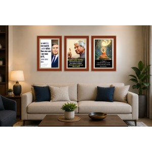Pack Of 6 Laminated A4 Wall Posters | Spiritual, Motivational & Inspirational Designs | 250 GSM Photo Paper | Water-Resistant | Double-Sided Tape (F39382) Pack Of 6 Laminated A4 Wall Posters | Spiritual, Motivational & Inspirational Designs | 250 GSM Photo Paper | Water-Resistant | Double-Sided Tape (F39382)
