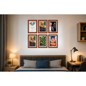 Pack Of 6 Laminated A4 Wall Posters | Spiritual, Motivational & Inspirational Designs | 250 GSM Photo Paper | Water-Resistant | Double-Sided Tape (F38963) Pack Of 6 Laminated A4 Wall Posters | Spiritual, Motivational & Inspirational Designs | 250 GSM Photo Paper | Water-Resistant | Double-Sided Tape (F38963)