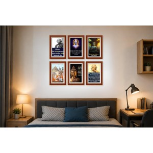 Pack Of 6 Laminated A4 Wall Posters | Spiritual, Motivational & Inspirational Designs | 250 GSM Photo Paper | Water-Resistant | Double-Sided Tape (F39364) Pack Of 6 Laminated A4 Wall Posters | Spiritual, Motivational & Inspirational Designs | 250 GSM Photo Paper | Water-Resistant | Double-Sided Tape (F39364)