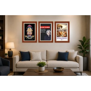 Pack Of 6 Laminated A4 Wall Posters | Spiritual, Motivational & Inspirational Designs | 250 GSM Photo Paper | Water-Resistant | Double-Sided Tape (F38964) Pack Of 6 Laminated A4 Wall Posters | Spiritual, Motivational & Inspirational Designs | 250 GSM Photo Paper | Water-Resistant | Double-Sided Tape (F38964)
