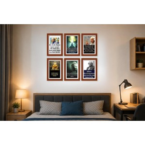 Pack Of 6 Laminated A4 Wall Posters | Spiritual, Motivational & Inspirational Designs | 250 GSM Photo Paper | Water-Resistant | Double-Sided Tape (F38949) Pack Of 6 Laminated A4 Wall Posters | Spiritual, Motivational & Inspirational Designs | 250 GSM Photo Paper | Water-Resistant | Double-Sided Tape (F38949)