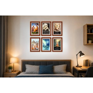 Pack Of 6 Laminated A4 Wall Posters | Spiritual, Motivational & Inspirational Designs | 250 GSM Photo Paper | Water-Resistant | Double-Sided Tape (F39454) Pack Of 6 Laminated A4 Wall Posters | Spiritual, Motivational & Inspirational Designs | 250 GSM Photo Paper | Water-Resistant | Double-Sided Tape (F39454)