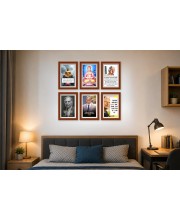 Pack Of 6 Laminated A4 Wall Posters | Spiritual, Motivational & Inspirational Designs | 250 GSM Photo Paper | Water-Resistant | Double-Sided Tape (F39196)