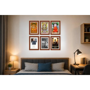 Pack Of 6 Laminated A4 Wall Posters | Spiritual, Motivational & Inspirational Designs | 250 GSM Photo Paper | Water-Resistant | Double-Sided Tape (F39410) Pack Of 6 Laminated A4 Wall Posters | Spiritual, Motivational & Inspirational Designs | 250 GSM Photo Paper | Water-Resistant | Double-Sided Tape (F39410)