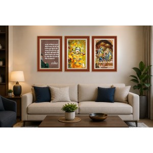 Pack Of 6 Laminated A4 Wall Posters | Spiritual, Motivational & Inspirational Designs | 250 GSM Photo Paper | Water-Resistant | Double-Sided Tape (F39283)