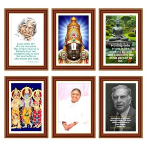 Pack Of 6 Laminated A4 Wall Posters | Spiritual, Motivational & Inspirational Designs | 250 GSM Photo Paper | Water-Resistant | Double-Sided Tape (F39036) Pack Of 6 Laminated A4 Wall Posters | Spiritual, Motivational & Inspirational Designs | 250 GSM Photo Paper | Water-Resistant | Double-Sided Tape (F39036)