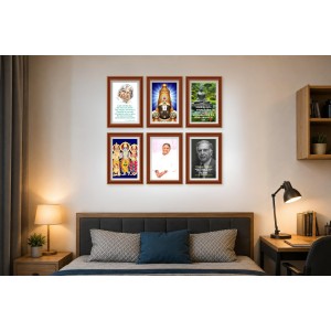 Pack Of 6 Laminated A4 Wall Posters | Spiritual, Motivational & Inspirational Designs | 250 GSM Photo Paper | Water-Resistant | Double-Sided Tape (F39036) Pack Of 6 Laminated A4 Wall Posters | Spiritual, Motivational & Inspirational Designs | 250 GSM Photo Paper | Water-Resistant | Double-Sided Tape (F39036)