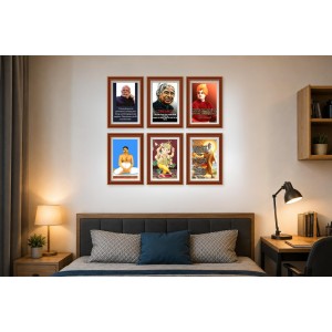 Pack Of 6 Laminated A4 Wall Posters | Spiritual, Motivational & Inspirational Designs | 250 GSM Photo Paper | Water-Resistant | Double-Sided Tape (F39262) Pack Of 6 Laminated A4 Wall Posters | Spiritual, Motivational & Inspirational Designs | 250 GSM Photo Paper | Water-Resistant | Double-Sided Tape (F39262)