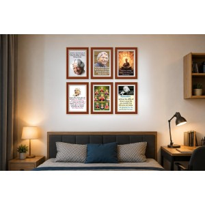 Pack Of 6 Laminated A4 Wall Posters | Spiritual, Motivational & Inspirational Designs | 250 GSM Photo Paper | Water-Resistant | Double-Sided Tape (F39396) Pack Of 6 Laminated A4 Wall Posters | Spiritual, Motivational & Inspirational Designs | 250 GSM Photo Paper | Water-Resistant | Double-Sided Tape (F39396)