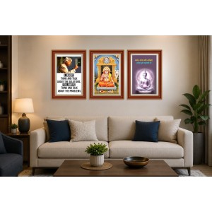 Pack Of 6 Laminated A4 Wall Posters | Spiritual, Motivational & Inspirational Designs | 250 GSM Photo Paper | Water-Resistant | Double-Sided Tape (F39257) Pack Of 6 Laminated A4 Wall Posters | Spiritual, Motivational & Inspirational Designs | 250 GSM Photo Paper | Water-Resistant | Double-Sided Tape (F39257)