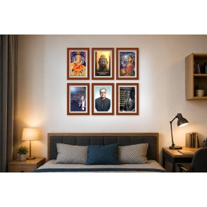 Pack Of 6 Laminated A4 Wall Posters | Spiritual, Motivational & Inspirational Designs | 250 GSM Photo Paper | Water-Resistant | Double-Sided Tape (F39105) Pack Of 6 Laminated A4 Wall Posters | Spiritual, Motivational & Inspirational Designs | 250 GSM Photo Paper | Water-Resistant | Double-Sided Tape (F39105)