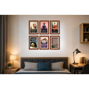 Pack Of 6 Laminated A4 Wall Posters | Spiritual, Motivational & Inspirational Designs | 250 GSM Photo Paper | Water-Resistant | Double-Sided Tape (F39005) Pack Of 6 Laminated A4 Wall Posters | Spiritual, Motivational & Inspirational Designs | 250 GSM Photo Paper | Water-Resistant | Double-Sided Tape (F39005)