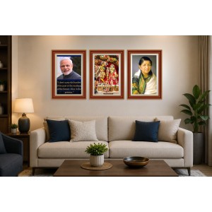 Pack Of 6 Laminated A4 Wall Posters | Spiritual, Motivational & Inspirational Designs | 250 GSM Photo Paper | Water-Resistant | Double-Sided Tape (F39304)