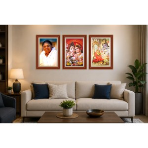 Pack Of 6 Laminated A4 Wall Posters | Spiritual, Motivational & Inspirational Designs | 250 GSM Photo Paper | Water-Resistant | Double-Sided Tape (F39298)