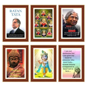 Pack Of 6 Laminated A4 Wall Posters | Spiritual, Motivational & Inspirational Designs | 250 GSM Photo Paper | Water-Resistant | Double-Sided Tape (F38985) Pack Of 6 Laminated A4 Wall Posters | Spiritual, Motivational & Inspirational Designs | 250 GSM Photo Paper | Water-Resistant | Double-Sided Tape (F38985)
