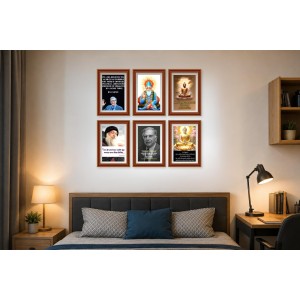 Pack Of 6 Laminated A4 Wall Posters | Spiritual, Motivational & Inspirational Designs | 250 GSM Photo Paper | Water-Resistant | Double-Sided Tape (F39093) Pack Of 6 Laminated A4 Wall Posters | Spiritual, Motivational & Inspirational Designs | 250 GSM Photo Paper | Water-Resistant | Double-Sided Tape (F39093)